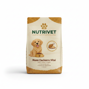Menú Cachorro Vital (pollo y arroz integral)