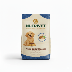 Menú Senior Balance (pavo y avena)