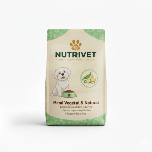 Menú Vegetal & Natural (guisantes, calabacín y quinoa)